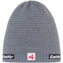 Czapka Eisbar Corson OS MÜ SA. Szare czapki damskie Eisbar, bez wzorów, z dzianiny, casualowe. Za 182.23 zł.