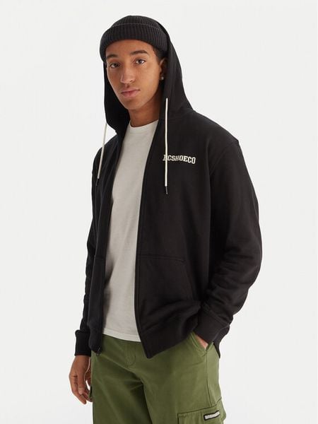 DC Shoes Bluza Baseline ADYFT03389 Czarny Regular Fit. Czarne bluzy męskie DC Shoes, m, bez wzorów, z bawełny, bez ramiączek, bez kaptura. Za 189.99 zł.