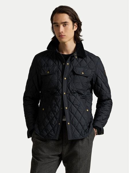 Polo Ralph Lauren Kurtka przejściowa 710977955002 Czarny Regular Fit. Czarne kurtki męskie Polo Ralph Lauren, l, bez wzorów, z syntetyku, bez kaptura. Za 1,699.00 zł.