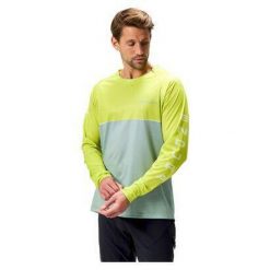 Longsleeve rowerowy męski Endura Core Printed. Żółte bluzy męskie ENDURA, m, bez wzorów, sportowe, bez ramiączek, bez kaptura. Za 199.99 zł.