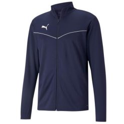 Bluza piłkarska męska Puma teamRISE Training Poly Jacket. Białe bluzy męskie Puma, m, bez wzorów, sportowe, bez ramiączek, bez kaptura. Za 275.17 zł.