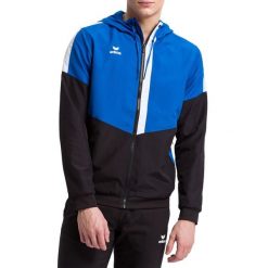 Kurtka z kapturem Erima Tracktop Squad. Czarne kurtki męskie Erima, l, bez wzorów, sportowe, z kapturem. W wyprzedaży za 209.10 zł.