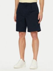 Calvin Klein Jeans Szorty materiałowe LV04RF612G Granatowy Regular Fit. Niebieskie szorty męskie Calvin Klein Jeans, bez wzorów, z jeansu. Za 369.99 zł.