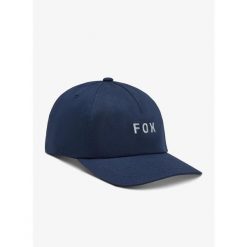 Czapka z daszkiem Fox Wordmark Adjustable Hat. Niebieskie czapki damskie FOX, bez wzorów, sportowe. Za 119.99 zł.