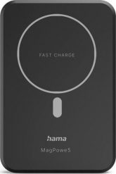 Powerbank Hama MagPower 5000mAh Czarny. Czarne powerbanki Hama. Za 145.99 zł.