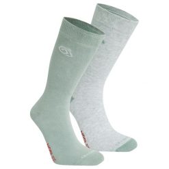Skarpety Odstraszające Owady Dla Dorosłych Unisex (zestaw 2 Sztuk). Szare skarpetki damskie Craghoppers, bez wzorów. Za 145.99 zł.