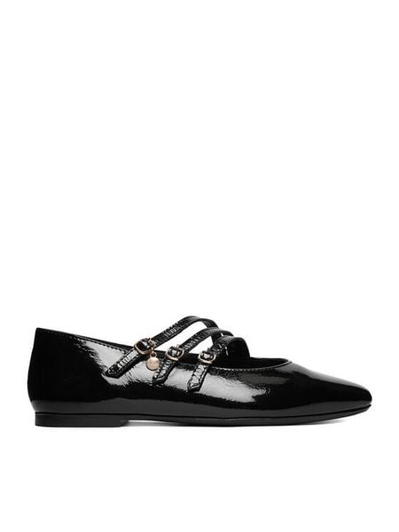 MEXX Baleriny CEO-MX/038C-RST Czarny. Czarne balerinki damskie Mexx, bez wzorów, ze skóry, bez obcasa, bez zapięcia. Za 249.99 zł.