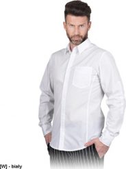 R.E.I.S. FESTIVO-M - koszula męska długi rękaw, kołnierzyk, zapinana na guziki, 65% poliester, 35% bawełna, 110 g/m XL. Koszule męskie R.E.I.S., m, bez wzorów, z bawełny, bez kołnierzyka, bez ramiączek. Za 85.34 zł.