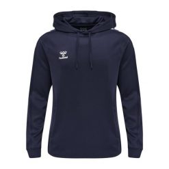 Bluza do piłki ręcznej dla dorosłych Hummel hml CORE XK poly z kapturem. Niebieskie bluzy damskie Hummel, xl, bez wzorów, sportowe, bez ramiączek, z kapturem. Za 189.50 zł.