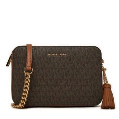 Torebka MICHAEL Michael Kors. Brązowe listonoszki damskie MICHAEL Michael Kors, bez wzorów, bez dodatków. Za 739.99 zł.