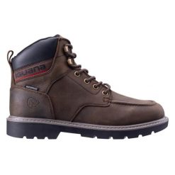Buty trekkingowe Iguana Domer Mid WP. Brązowe trekkingi męskie IGUANA, bez zapięcia. Za 707.95 zł.
