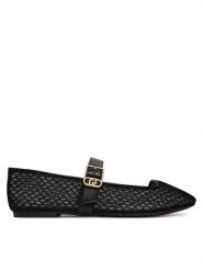 Liu Jo Baleriny Brigitte 15 SA6147 TX267 Czarny. Czarne balerinki damskie Liu Jo, bez wzorów, ze skóry, bez obcasa, bez zapięcia. Za 559.99 zł.