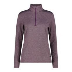 Damski sweter z golfem z jerseyu CMP. Brązowe swetry nierozpinane damskie CMP, bez wzorów, z jersey, sportowe, bez kołnierzyka, bez ramiączek. Za 290.50 zł.