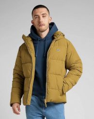 LEE PUFFER JACKET MĘSKA KURTKA ZIMOWA AMMONITE L87NNY85 112322076. Kurtki męskie Lee, na zimę, l, bez wzorów, bez kaptura. Za 379.99 zł.