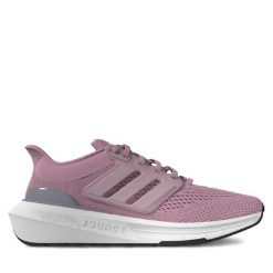 Buty do biegania adidas. Czerwone obuwie sportowe damskie Adidas, bez wzorów, bez zapięcia, do biegania. Za 459.99 zł.