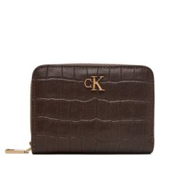 Portfel Calvin Klein. Brązowe portfele damskie Calvin Klein. Za 289.99 zł.