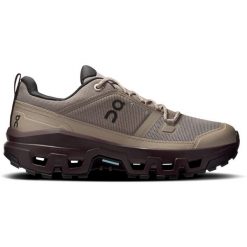Buty damskie On Cloudrock Low Waterproof. Zielone obuwie trekkingowe damskie On, z gumy, bez zapięcia. Za 909.99 zł.