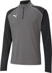 Bluza męska Puma teamLIGA 1/4 Zip Top szaro-czarna 657236 13. Czarne bluzy męskie NoName, m, bez wzorów, bez ramiączek, bez kaptura. Za 185.31 zł.