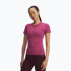 Koszulka Under Armour Vanish Seamless. Czerwone bluzki damskie Under Armour, bez wzorów, sportowe, bez kołnierzyka, bez ramiączek. Za 139.99 zł.