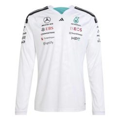 Kurtka z długim rękawem Mercedes AMG Petronas Formula One Team Driver. Białe kurtki męskie Adidas, xl, bez wzorów, eleganckie, bez kaptura. Za 299.00 zł.