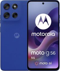 Smartfon Motorola Moto G56 5G 8/256GB Niebieski (PB7Y0032PL). Niebieskie smartfony Motorola. Za 955.00 zł.