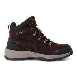 Buty trekkingowe męskie Vendeavour Suede. Brązowe trekkingi męskie Regatta, bez zapięcia. Za 271.99 zł.