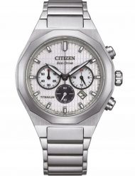 Zegarek Citizen Super Titanium męski biała tarcza 41 mm (CA4690-51A). Białe zegarki męskie CITIZEN, bez wzorów. Za 1,896.99 zł.