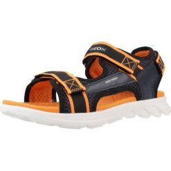 Sandały Geox J Sandal Airadyum B. Brązowe sandały męskie Geox, bez wzorów, z syntetyku, sportowe, bez zapięcia. Za 171.99 zł.