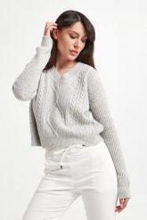 Sweter damski wełniany Carmela MAX MARA LEISURE. Swetry nierozpinane damskie Max Mara Leisure, s, bez wzorów, z wełny, bez kołnierzyka, bez ramiączek. W wyprzedaży za 720.12 zł.