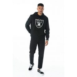 Bluza z kapturem Las Vegas Raiders. Białe bluzy męskie New Era, m, bez wzorów, z kapturem. W wyprzedaży za 256.85 zł.