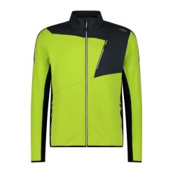 Polar CMP. Zielone bluzy sportowe męskie CMP, bez wzorów, z polaru, bez kaptura, narciarskie. Za 413.00 zł.