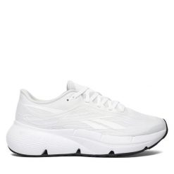 Sneakersy Reebok. Białe obuwie sportowe damskie Reebok, bez wzorów, bez zapięcia, do biegania. Za 269.99 zł.