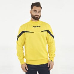 Kurtka biegowa Calcutta 100% poliester żółto-niebieska. Niebieskie kurtki męskie Legea, xl, bez wzorów, z bawełny, bez ramiączek, bez kaptura, do biegania. Za 72.00 zł.