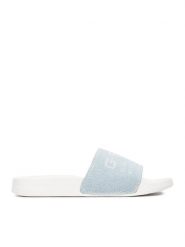 G-Star Raw Klapki CEO-SS26-3C001 Niebieski. Niebieskie klapki damskie G-Star Raw, bez wzorów, z materiału, retro, bez obcasa, bez zapięcia. Za 139.99 zł.