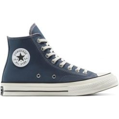 Buty sportowe męskie Converse Chuck 70. Niebieskie buty sportowe męskie Converse, bez wzorów, bez zapięcia, na fitness i siłownię. Za 590.00 zł.