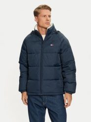 Tommy Jeans Kurtka zimowa DM0DM20003 Granatowy Relaxed Fit. Niebieskie kurtki męskie Tommy Jeans, na zimę, l, bez wzorów, z jeansu, bez kaptura. Za 949.99 zł.