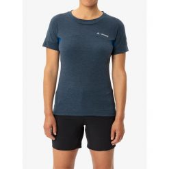 Koszulka damska Vaude Scopi T-Shirt IV. Zielone koszulki sportowe damskie Vaude, bez wzorów, bez ramiączek. Za 159.99 zł.