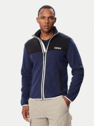 Napapijri Polar T-Dergana NP0A88V1 Granatowy Regular Fit. Niebieskie bluzy sportowe męskie Napapijri, l, bez wzorów, z polaru, bez kaptura. Za 489.99 zł.