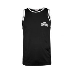 Tank top Lonsdale Amateur. Czarne koszulki sportowe męskie Lonsdale, bez wzorów, bez ramiączek, na fitness i siłownię. Za 217.50 zł.