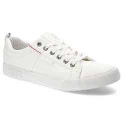 Białe Trampki Big Star Męskie Wygodne Buty. Białe trampki męskie BIG STAR, bez wzorów, ze skóry ekologicznej, retro, bez zapięcia. Za 159.00 zł.