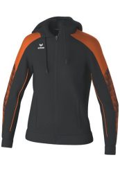Damska bluza dresowa z kapturem Erima Evo Star. Brązowe bluzy damskie Erima, bez wzorów, z dresówki, eleganckie, bez ramiączek, z kapturem. Za 243.00 zł.