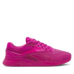 Buty na siłownię Reebok. Czerwone obuwie sportowe damskie Reebok, bez wzorów, bez zapięcia, na fitness i siłownię. Za 359.99 zł.