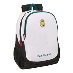 Podwójna przegródka 2026-27 Real Madrid plecak szkolny. Czarne plecaki męskie REAL MADRID, bez wzorów, z materiału, sportowe. Za 199.00 zł.