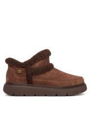 Skechers Śniegowce Bobs Keepsakes Lite - Winter Snug 114895 Brązowy ciemny. Brązowe śniegowce damskie Skechers, ze skóry, bez zapięcia. Za 339.99 zł.