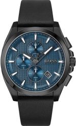 Zegarek Hugo Boss Zegarek Męski Hugo Boss 1513883 ( 47 mm). Zegarki męskie Hugo Boss, bez wzorów. Za 936.99 zł.