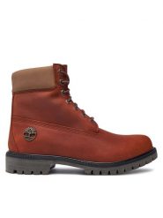 Timberland Trzewiki TB0A2P6WEJD1 Brązowy. Brązowe botki męskie Timberland, bez wzorów, ze skóry, bez obcasa, bez zapięcia. Za 799.99 zł.