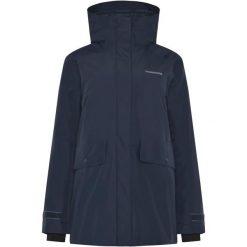 Parka dla kobiet Didriksons Tuva. Niebieskie parki damskie Didriksons, bez wzorów, bez kaptura. W wyprzedaży za 468.25 zł.
