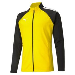 Kurtka z dresu Puma Teamliga. Brązowe kurtki męskie Puma, l, bez wzorów, z dresówki, bez kaptura. Za 214.80 zł.