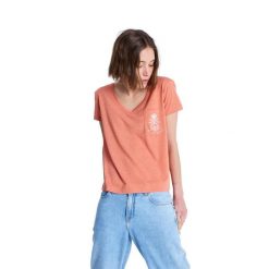 Koszulka z krótkim rękawem damska LAGUNA GREEN. Brązowe koszulki sportowe damskie Roxy, m, bez wzorów, z poliesteru, bez ramiączek. Za 109.99 zł.