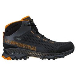 Buty turystyczne męskie La Sportiva Stream GTX. Brązowe buty zimowe męskie La Sportiva, bez wzorów, bez obcasa, bez zapięcia. Za 923.99 zł.